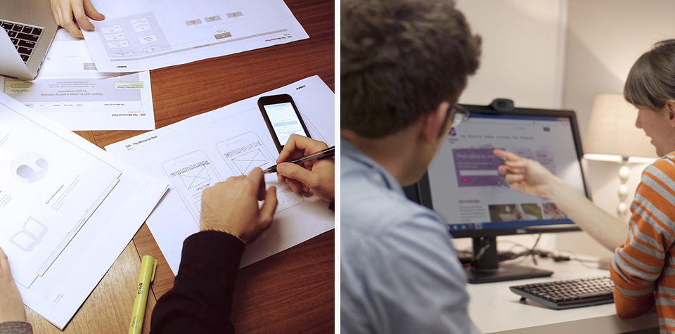Prototyping user journeys allowed us to work quickly to iterate and test our design solutions